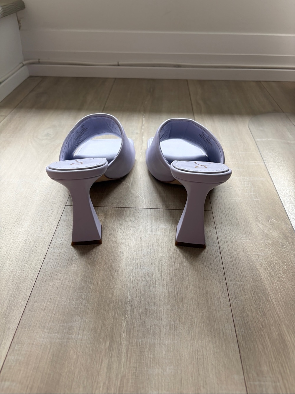 Sam Edelman Carmen Heeled Lilac Sandals - Picture 6 of 9